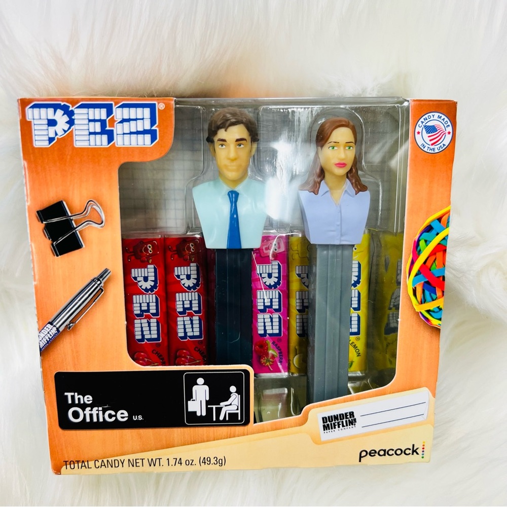 The Office PEZ dispenser Jim and Pam NEW